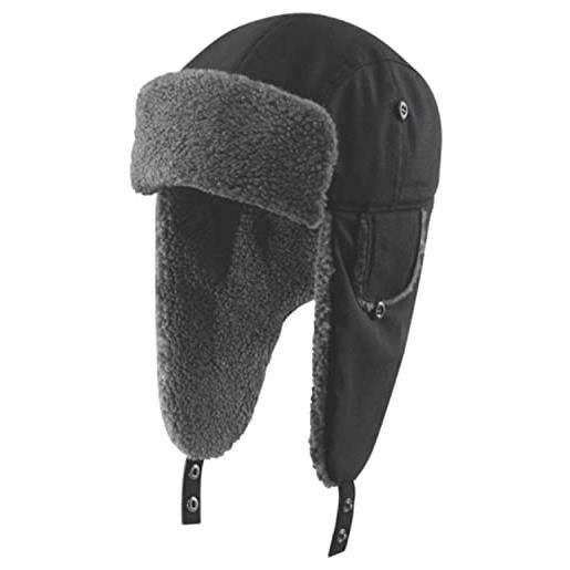 Carhartt cappello trapper 105052, nero, m