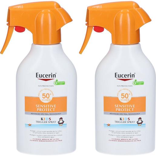 Beiersdorf SpA eucerin® eucerin kids trigger sun spray sensitive protect spf 50+ set da 2 2x250 ml