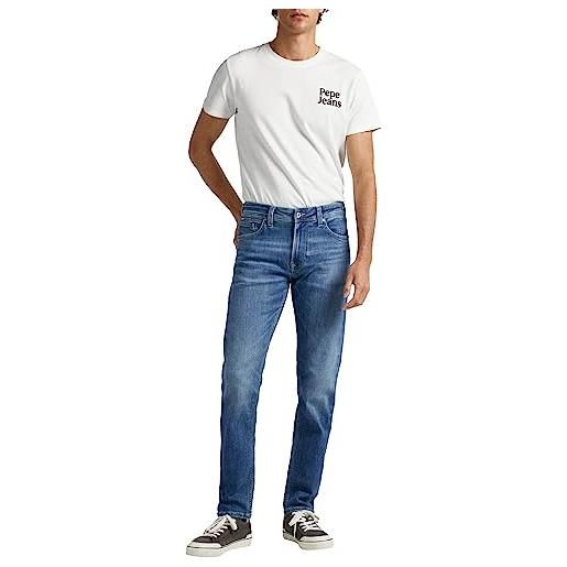 Pepe Jeans hatch regular, jeans uomo, nero (denim-vr2), 28w / 32l