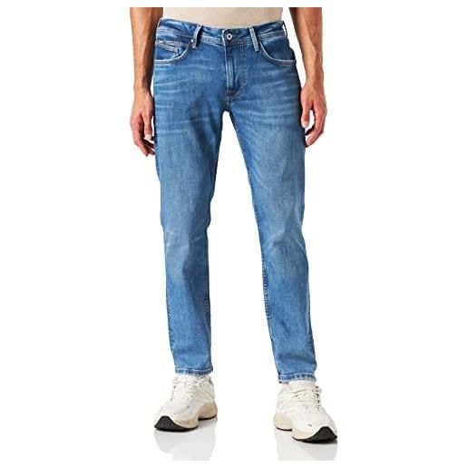 Pepe Jeans hatch regular, jeans uomo, grigio (denim-ug4), 33w / 32l