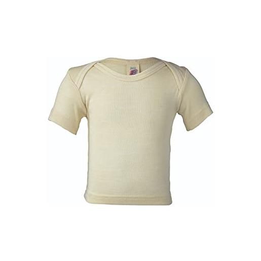Engel - maglietta a maniche corte per bambino, 70% lana merino biologica, 30% seta natural 18 mesi