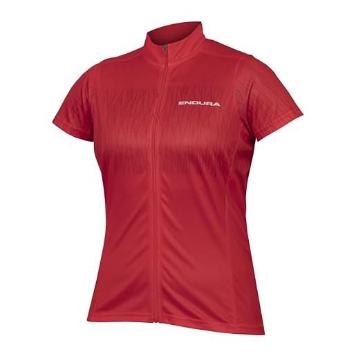 Endura hummvee ray manica corta maglia per donna, grenade, l