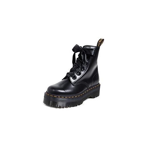 Dr. Martens 6 eye boot, anfibi donna, nero, 36 eu