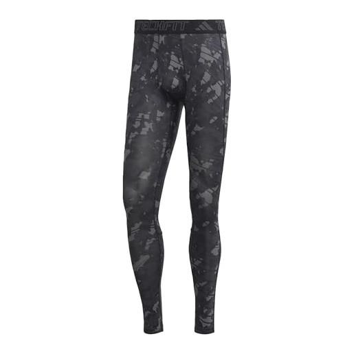 adidas hs7569 tf aop tight pantaloncini uomo black/print taglia m