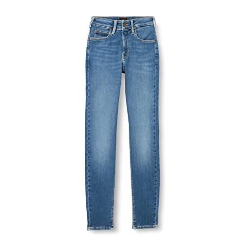 Lee foreverfit jeans, blu, 40 it (26w/31l) donna