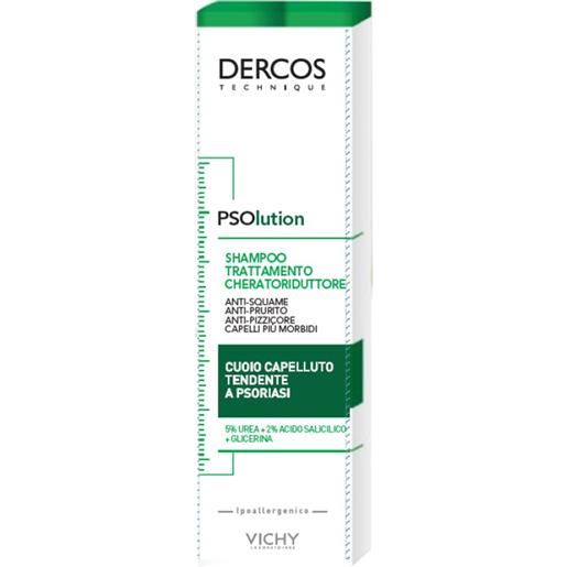 Vichy dercos psolution shampoo trattamento cheratoriduttore 200 ml