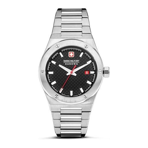 Swiss Military Hanowa orologio analogico al quarzo uomo con cinturino in acciaio inossidabile smwgh2101604