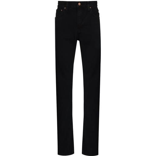 Nudie Jeans jeans dritti gritty jackson - nero