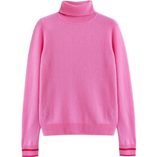Chinti & Parker maglione con dettaglio a righe - rosa