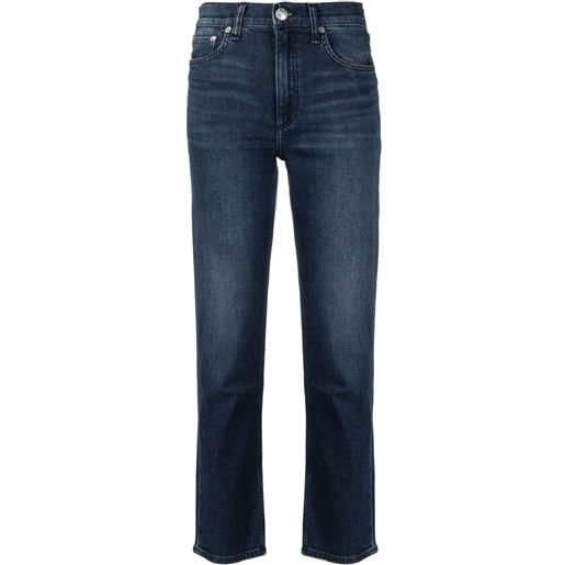 rag & bone jeans wren a vita alta - blu