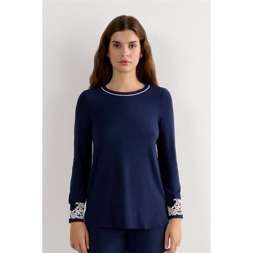 Intimissimi maglia in modal pretty flowers blu