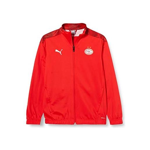 PUMA psv stadium jacket jr, giacca unisex-bambini, rosso, 9-10y