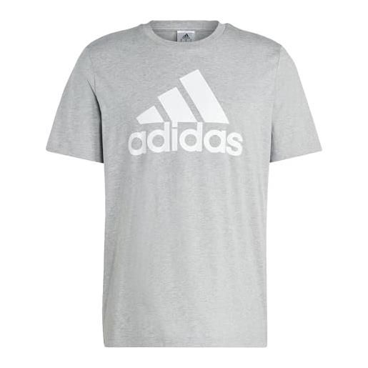 adidas ic9350 m bl sj t t-shirt uomo medium grey heather taglia st