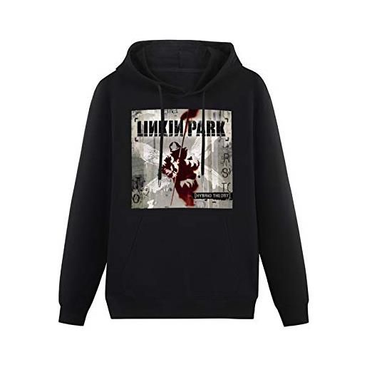 Mgdk hybrid theory linkin park vintage hoodies long sleeve pullover loose hoody sweatershirt m