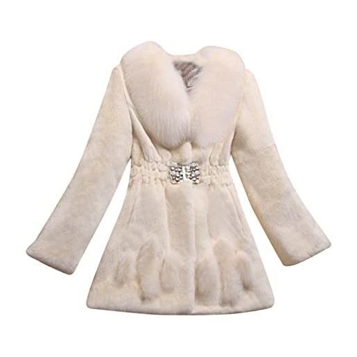 Kobilee giubbino donna maglione mezza stagione pesante giacca invernale peluche lungo morbida giubbotto curvy fodera calda cappotto teddy giacca pile sherpa elegante