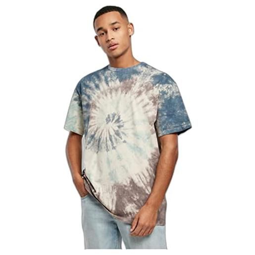 Urban Classics t-shirt oversize tie dye, offwhite, l uomini