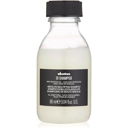 Davines oi shampoo travel size 90ml - shampoo antiossidante tutti i tipi di capelli
