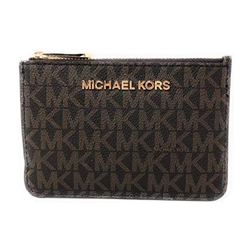 Michael Kors jet set travel small top zip coin pouch id card case wallet