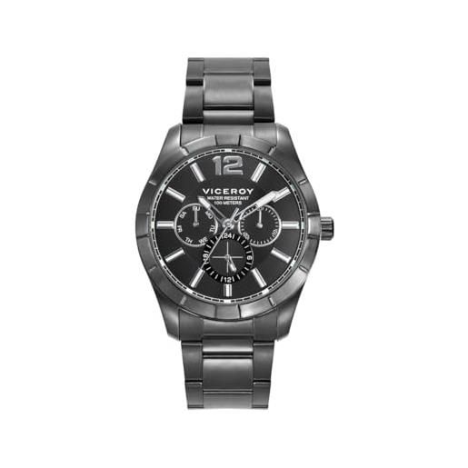 Viceroy reloj magnum 401333-15 hombre acero gris