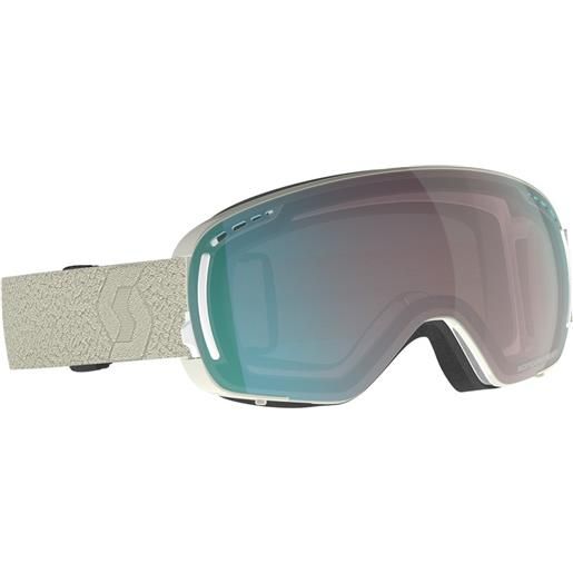 Scott lcg compact ski goggles trasparente enhancer aqua chrome/cat 2