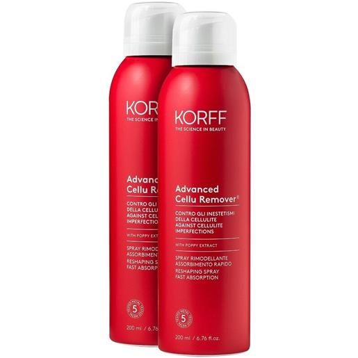 KORFF SRL korff advanced cellu remover spray rimodellante 200 ml bipacco