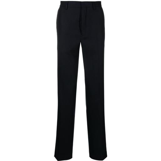 DRIES VAN NOTEN pantaloni slim - blu