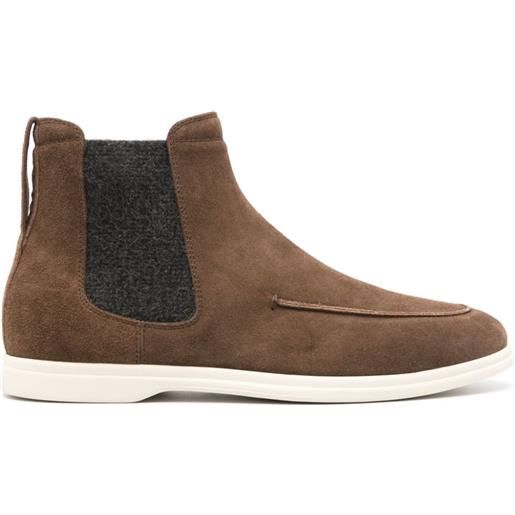 Henderson Baracco 20mm suede ankle boots - marrone