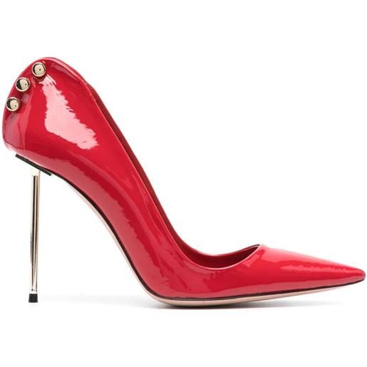 HARDOT pumps supreme ass con tacco metallizzato - rosso