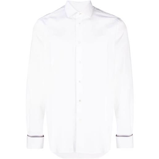 Paul Smith camicia con colletto a punta - bianco