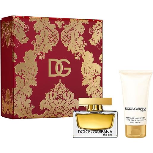 BOX REGALO dolce & gabbana cofanetto the one donna eau de parfum 50ml con body lotion 50ml