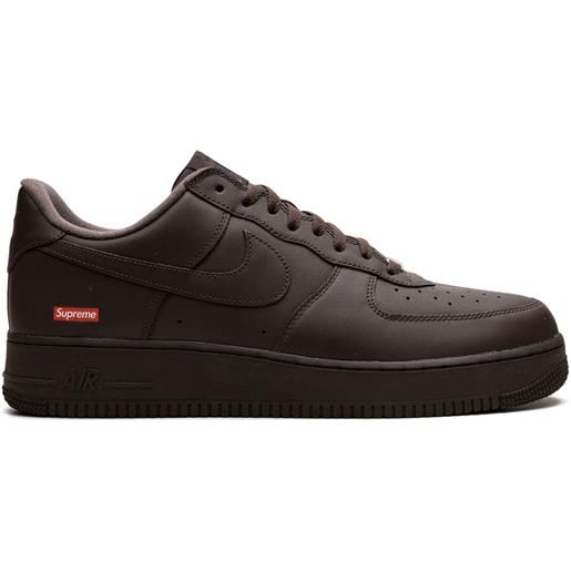 Nike sneakers air force 1 x supreme - marrone