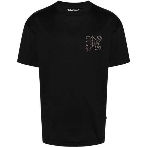 Palm Angels t-shirt con applicazione - nero