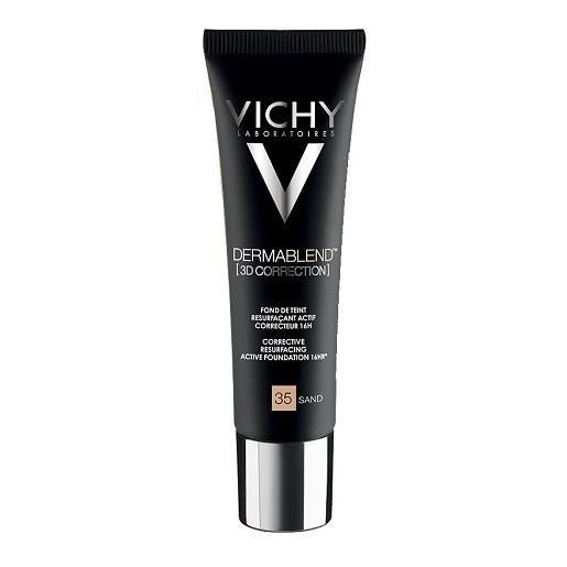 Vichy dermablend 3d correction fondotinta correttore pelle grassa 16h colore sand35 30 ml