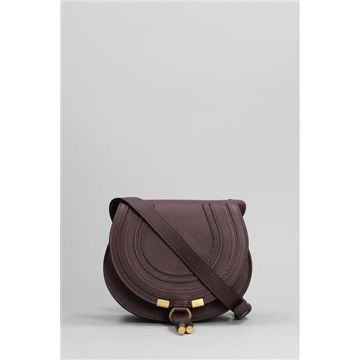 ChloÃ© borsa a spalla mercie small in pelle viola