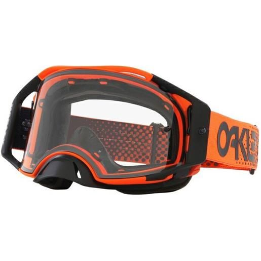 Oakley airbrake mx goggles arancione clear/cat0