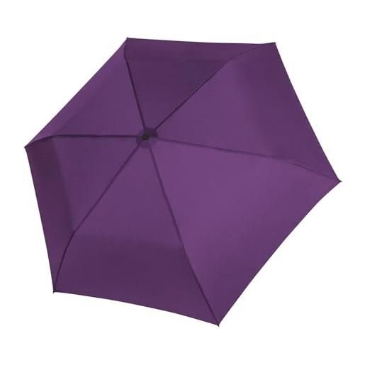Doppler ombrello tascabile zero, 99, peso di soli 99 grammi, stabile, antivento, 21 cm, viola reale, taglia unica