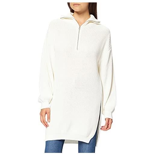 NA-KD maglione lavorato a maglia con spacco laterale, bianco sporco, s donna