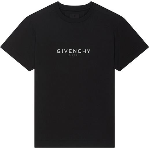 GIVENCHY t-shirt slim givenchy reverse in cotone