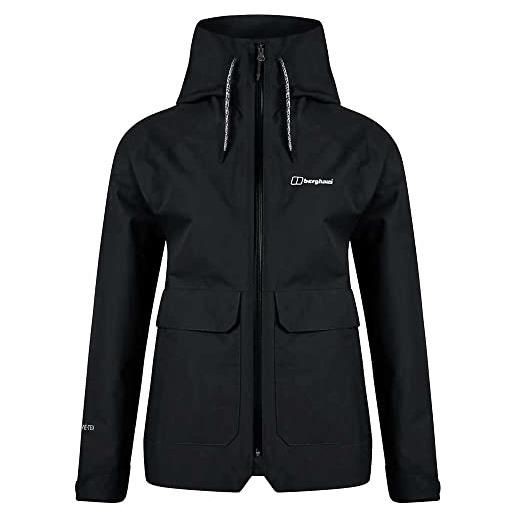 Berghaus highraise - giacca da donna, donna, giacca, 4a001174bp6, nero corvino, 8