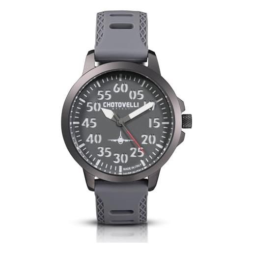 chotovelli aviatore, orologio da polso, impermeabile, cinturino in silicone 3303