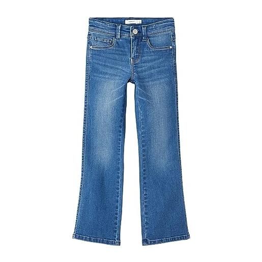 Name it nkfpolly skinny boot jeans 1142-au noos, jeans bambine e ragazze, blu (dark blue denim), 152