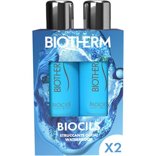 Biotherm duo biocils waterproof struccante occhi x2