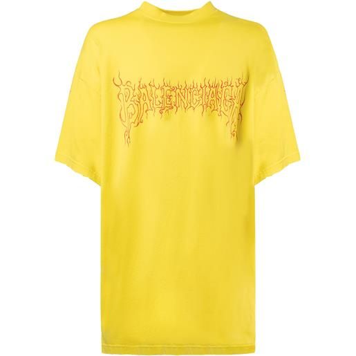 BALENCIAGA t-shirt darkwave in cotone