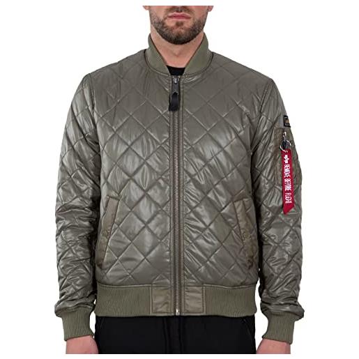 ALPHA INDUSTRIES ma- 1 dq jacket giacca, olive, l uomo