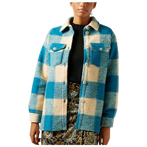 Naf Naf cappotto, arizona ecru/blu, s donna