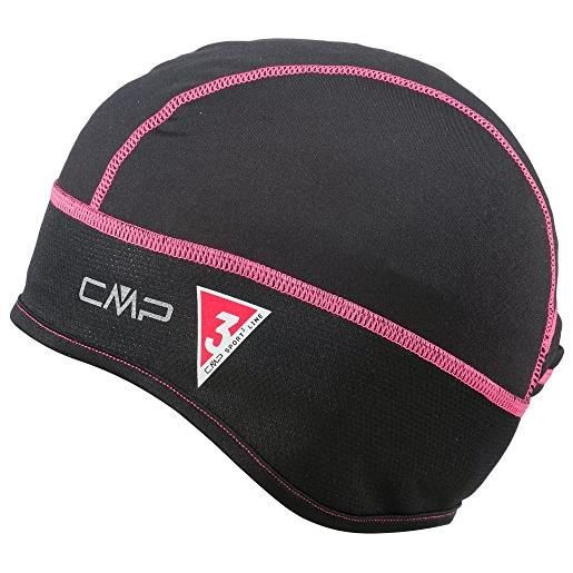 CMP - berretto da corsa da donna, taglia unica, colore: nero