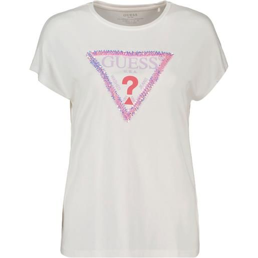 GUESS t shirt over visc stretch d3 flowers donna
