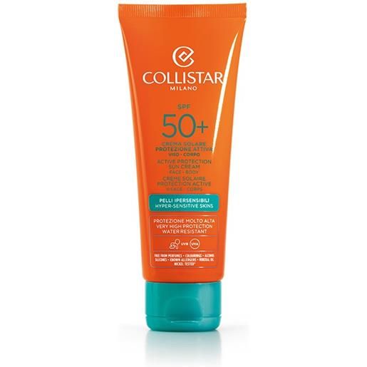 COLLISTAR speciale abbronzatura perfetta - crema solare protezione attiva pelli ipersensibili - spf50+ 100 ml