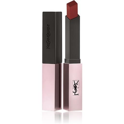 YVES SAINT LAURENT labbra - rouge pur couture the slim glow matte 204 - private carmine