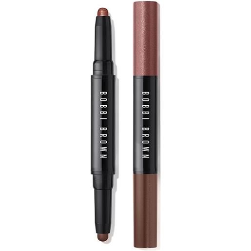 BOBBI BROWN occhi - dual-ended long-wear cream shadow stick cinnamon/rusted pink